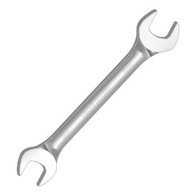 Skweawert 11mm x 13mm Double Open End Wrench Metric Cr-V Mirror Chrome Plating 150mm Length Open End Wrench for Dismounting Nut and Routine Repairs