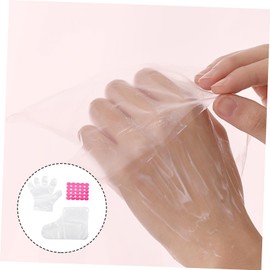 Outanaya Moisture Gloves Set Exfoliating Foot Masks Cover Hand Foot Care Bags 200pcs Long Socks for Home Salon Use Random Style