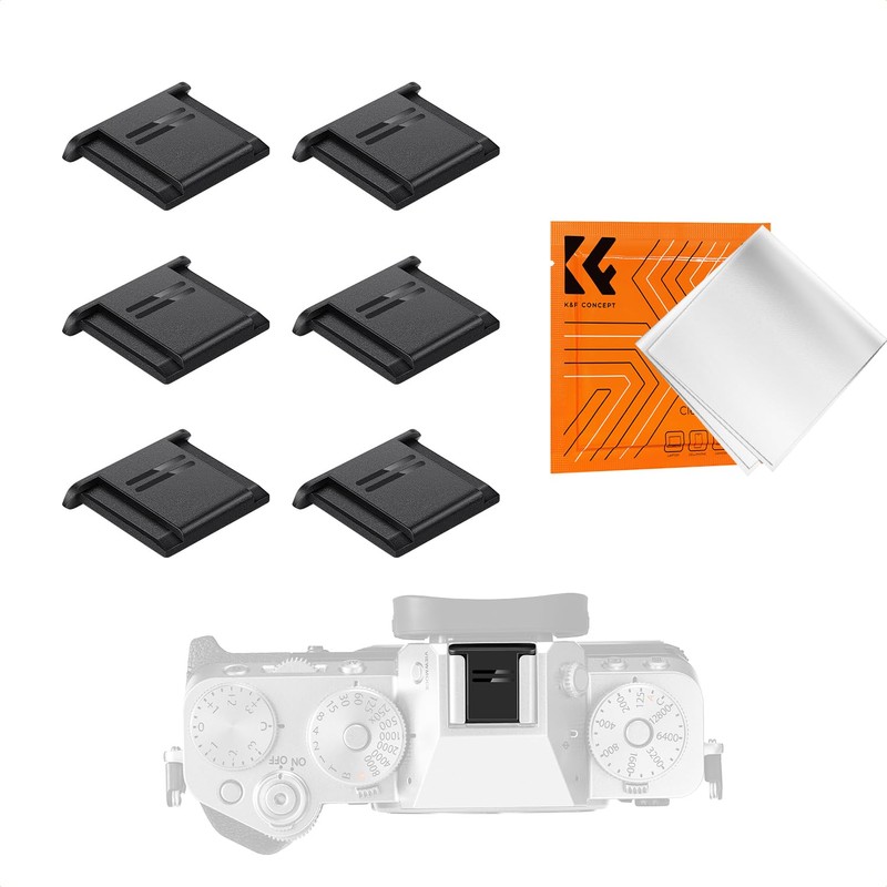 K&F Concept 6 pieces Hot Shoe Cover Standard Hot Shoe
