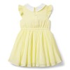 Janie and Jack Girls Pleated Chiffon Dress (Toddler/Little Big Kids),