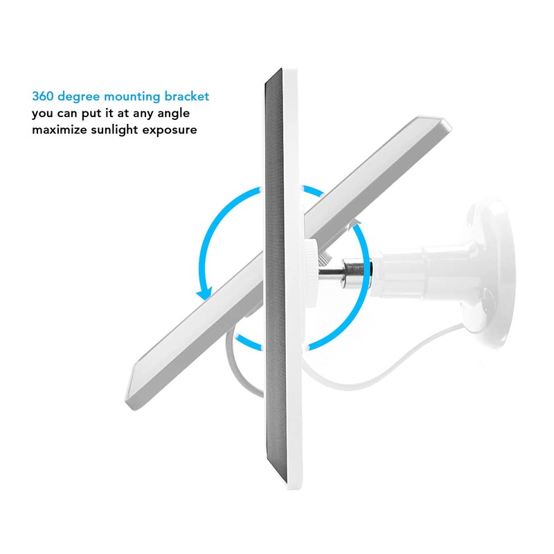 4 W Solar Panel for Security Cameras, DC 5 V