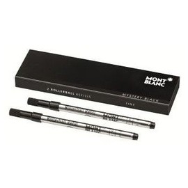 Montblanc M Rollerball Refill Black Pack of 2