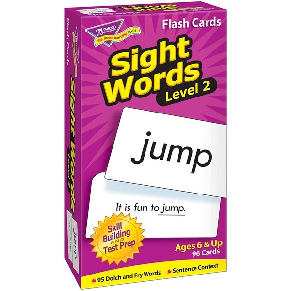 TREND enterprises, Inc. Sight Words – Level 2 Skill Drill Flash Cards