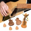 NAESM Wooden Guitar Pick Box with Stand - 6 Pcs