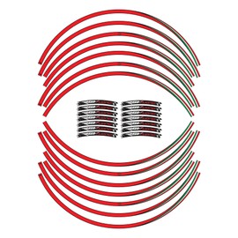 labelbike - Stickers Stripes Motorcycle Rims Wheels 17 Protection Kit compatible with APRILIA RSV TUONO Stickers