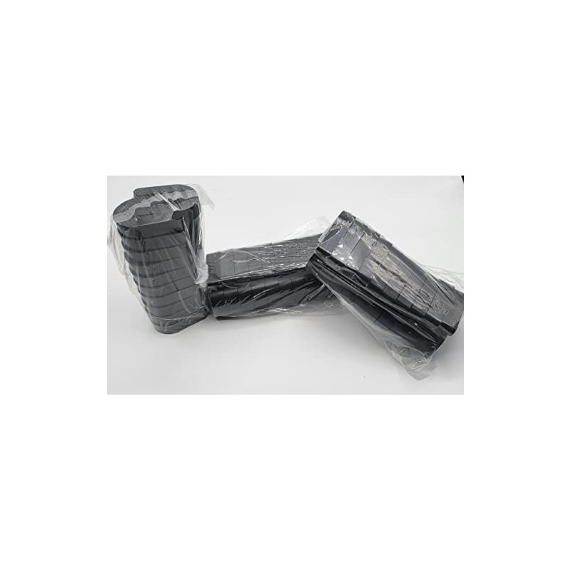 1/2" x 1-1/2" x 2" Black - Plastic Horseshoe Shims