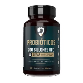 Probioticos de 200 billones - 11 cepas - 60caps 500mg