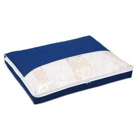 Astro 155-04 Storage Case, For Duvet, Single Size, Navy, Antibacterial, Odor Resistant, Deodorizing, Duvet Storage Bag, Non-woven Fabric, Includes Deodorizing Fiber, Compact, Thin, Slim