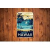ZYPENG Tin Sign Retro Style Aloha Hawaii Bar Room Metal