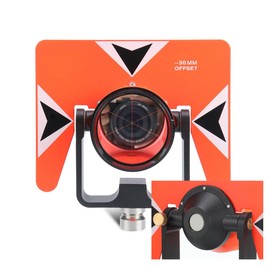 Metal Single Tilt Prism, Surveying Prism with Soft Bags for Land Surveying Prism for Total Stations