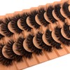 VOCOAK Mink Lashes Fluffy 18mm D Curl Dramatic False Strip