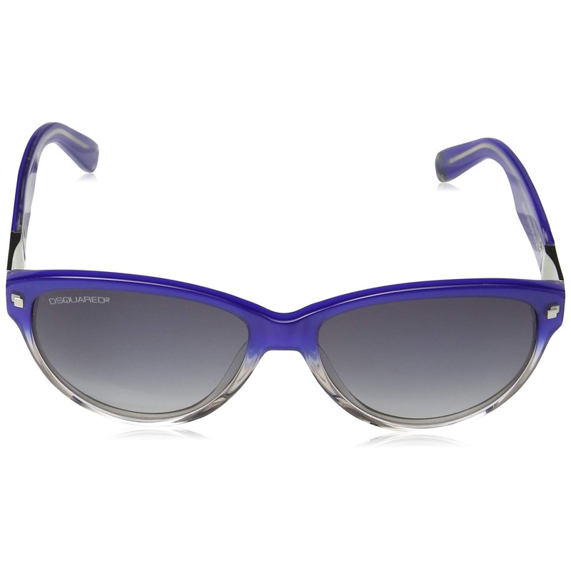 Dsquared Women’'s Sonnenbrille DQ0147 92W Sunglasses, Blue (Blau), 57