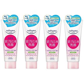 KOSE Softymo Face Cleansing Foam (Hyaluronic Acid) x 4 Packs