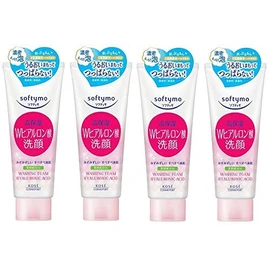 KOSE Softymo Face Cleansing Foam (Hyaluronic Acid) x 4 Packs
