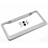 Procision Auto Labs Pack of 2 Bling Metal License Plate