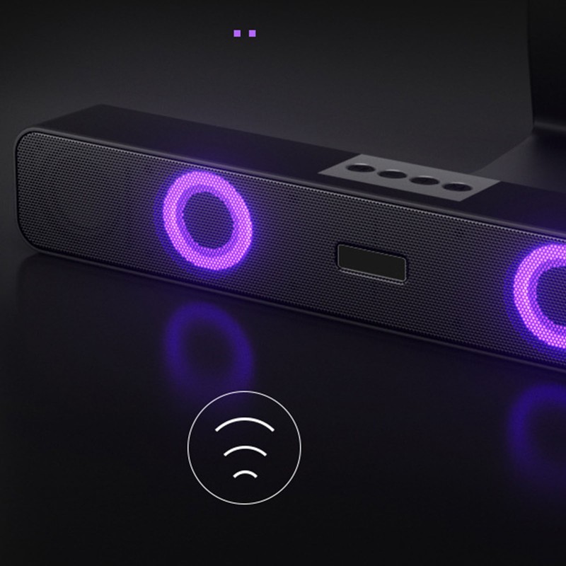 Computer Bluetooth Speaker Stereo High Volume Stainless Steel Portable Speaker
