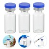 ULTECHNOVO Tinyglass Bottles for Sample Storage 50pcs Mini Vials Lab