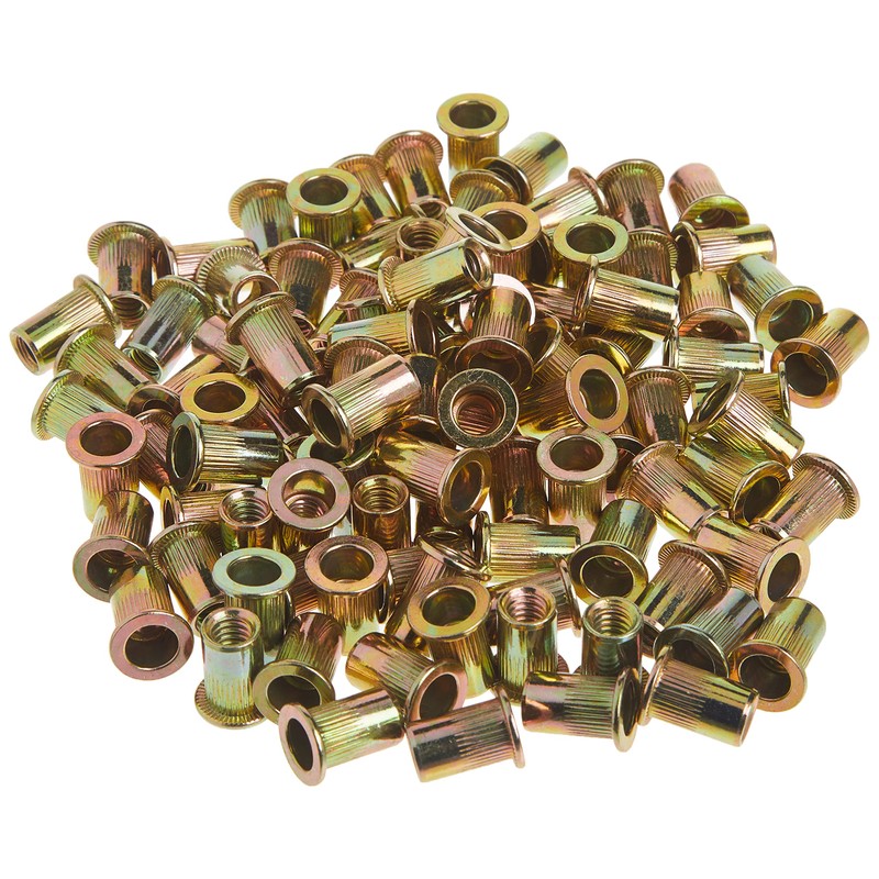 Astro Pneumatic Tool RN14 100-Piece 1/4-20 Steel Rivet Nuts