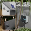 Joinfworld 6x6x4 Outdoor Electrical Box Weatherproof Junction Box Plastic Clear