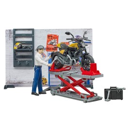 Bruder Motorcycle Service with Scrambler Ducati Full Throttle