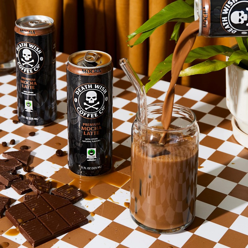 Death Wish Coffee, Iced Coffee Cold Brew, 8g Protein, Fair