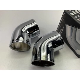 SPECTRE (2) Spectre 86681 Dual Cold Air Intake System 60 Degree Bend Air Tube 3" Elbows