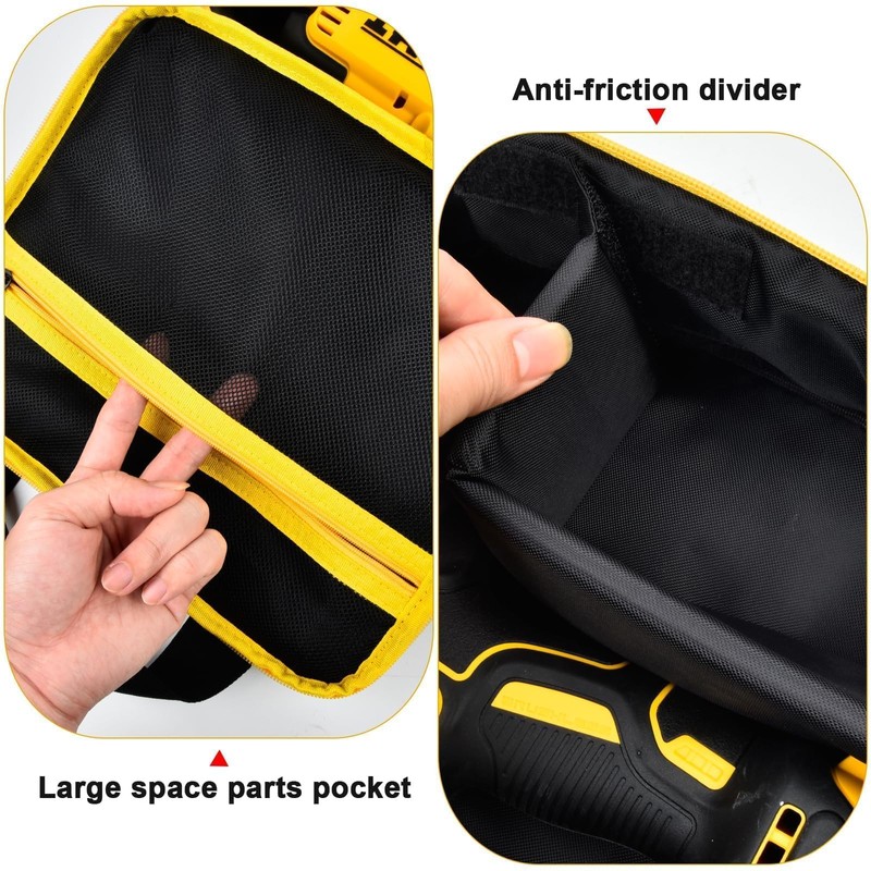 Impact Driver Bag Case Compatible with DEWALT 20V MAX XR