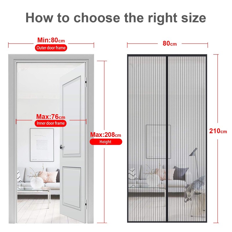 Mycarbon Magnetic Fly Screen Door