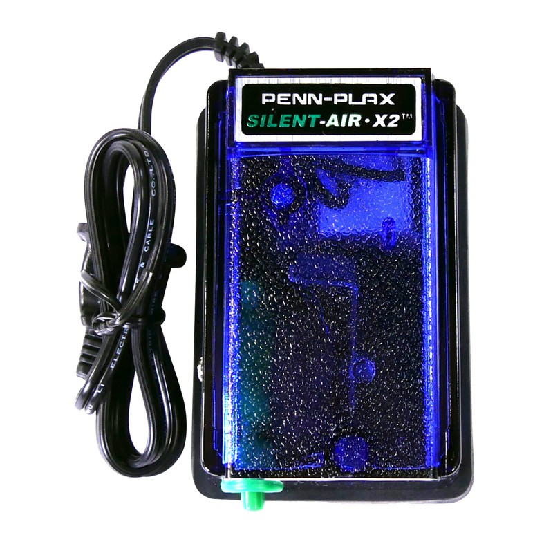 Penn-Plax Silent-Air Aquarium Air Pump - 20 Gal