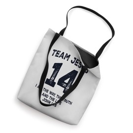 Team Jesus 14 John 14 6 I Am The Way Bible Verse Tote Bag