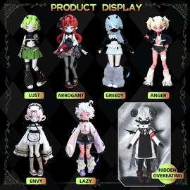 XiDonDon Series 1/8 BJD Blind Box Anime Action Figure Ornament Collectibles Toy Boys Girls Gifts Mystery Box (Single Box)