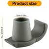 Thyonta 2 Pcs Non-Slip Rubber Cane Tips Walker Ski Caps