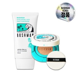 부쉬맨 데일리 선크림 50ml + 선쿠션 15g Bushman Daily Sunscreen 50ml + Sun Cushion 15g