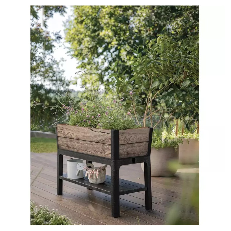 Keter Signature Collection 29 Gal. Resin Elevated Garden Bed