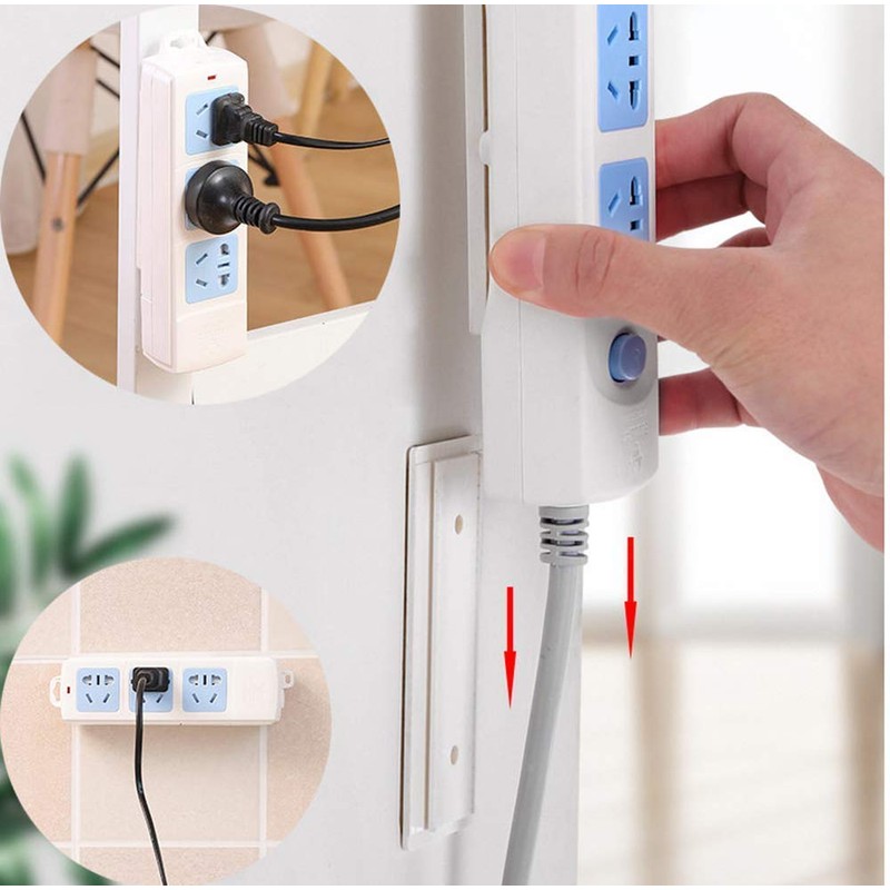 YFFSFDC Movable Power Strip Fixer for Wall Mounting, No Drilling