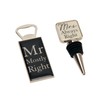 Mr Mostly Right & Mrs Always Right Bottle Opener &