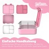 Jarlson® Mili Children's Lunch Box with Compartments, BPA-Free, Bento Box,