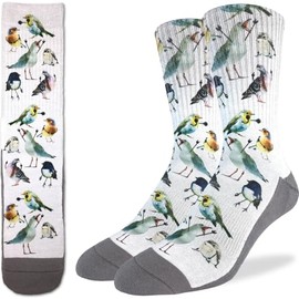 Good Luck Sock Men's Birds Socks, Adult, Shoe Size 8-13