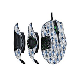 MightySkins Skin Compatible with Razer Naga Trinity - Galaxy Bots | Protective, Durable, and Unique Vinyl Decal wrap Cover | Easy to Apply, Remove, and Change Styles | Made in The USA