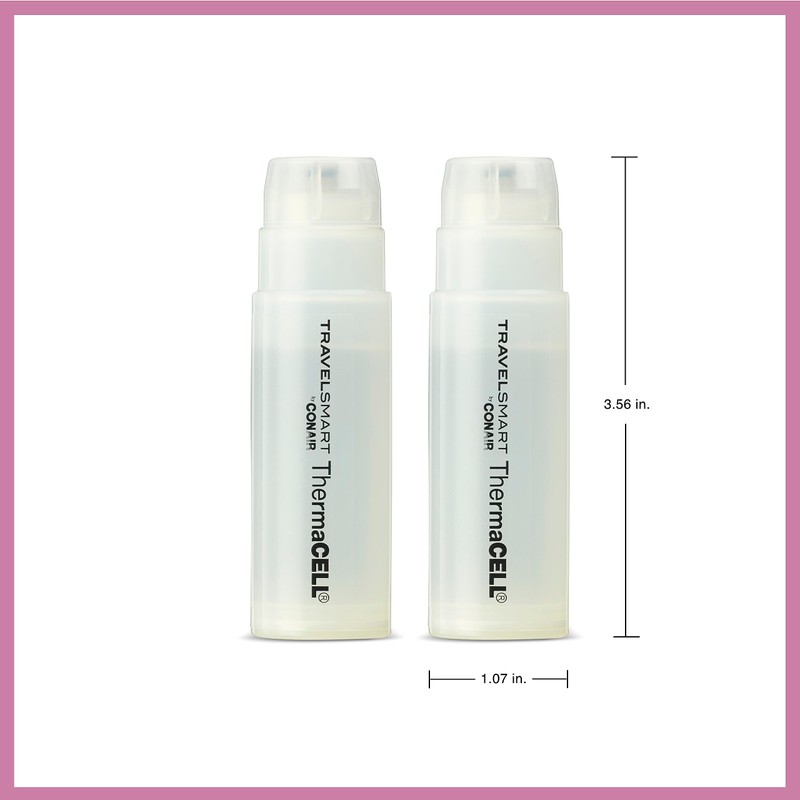 Conair Thermacell Refills 3/4"Curling Iron 2-Pack Replacements Cartridges by Travel