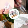 Pack of 6 thread scissors, mini spring scissors, trimming pliers,