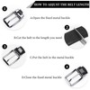 IGOLUMON Men's Leather Belt 32 mm Men's Belt Business Suit