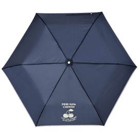 Pink Rate 10002607 Plain Folding Umbrella, Ribs, 21.7 inches (55 cm), Girls,, navy