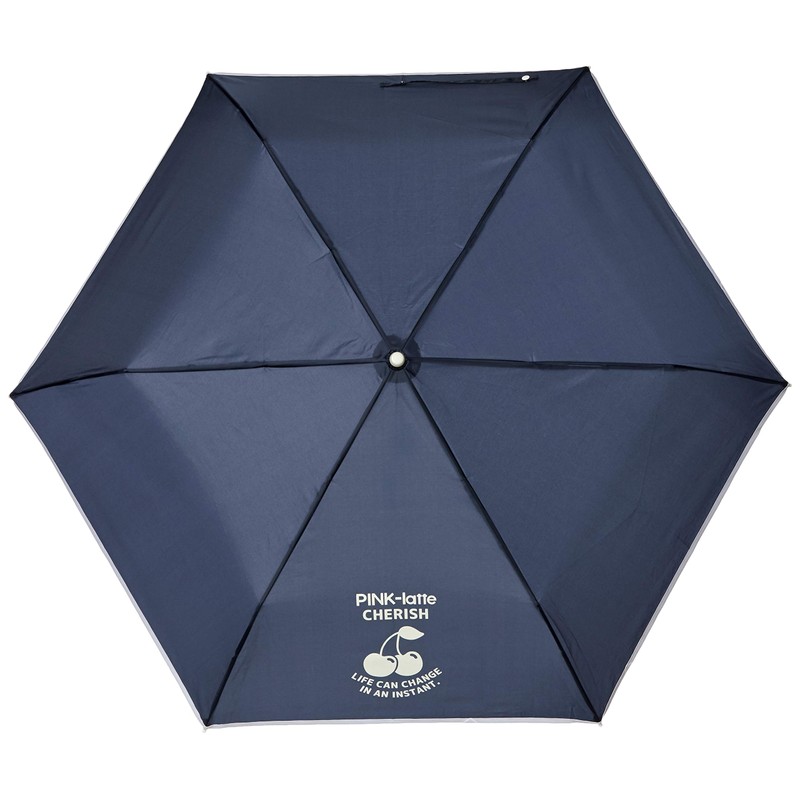 Pink Rate 10002607 Plain Folding Umbrella, Ribs, 21.7 inches (55