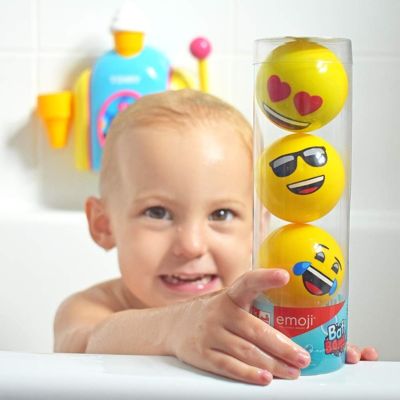 3 x Emoji Bath Bombs from Zimpli Kids, Create a