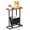 ZenStyle End Table, Small Narrow Sofa Side Table for Small