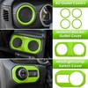 23PCS Full Set Interior Decoration Trim Kit for Jeep Wrangler