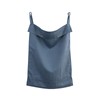 Linen Hanging Laundry Bag, 100% Linen Over The Door Laundry