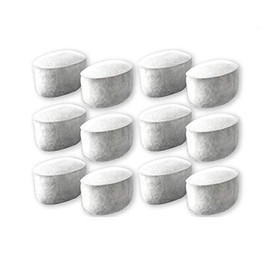 Charcoal Water Coffee Filter Cartridges, Replaces Calphalon Style Water Coffee Filters- Set of 12