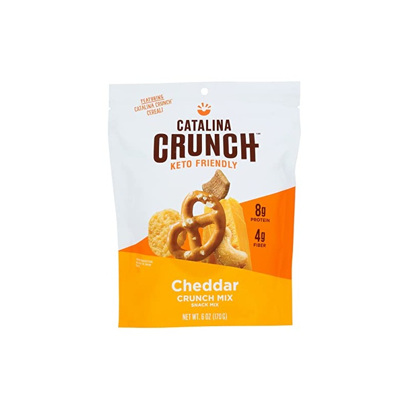 Catalina Snacks Crunch Cheddar Snack Mix, Keto Friendly, Gluten Free,